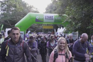 Participants in the Oxfam Trailwalker Brisbane 2019 set off from Mount Glorious on 21 June.