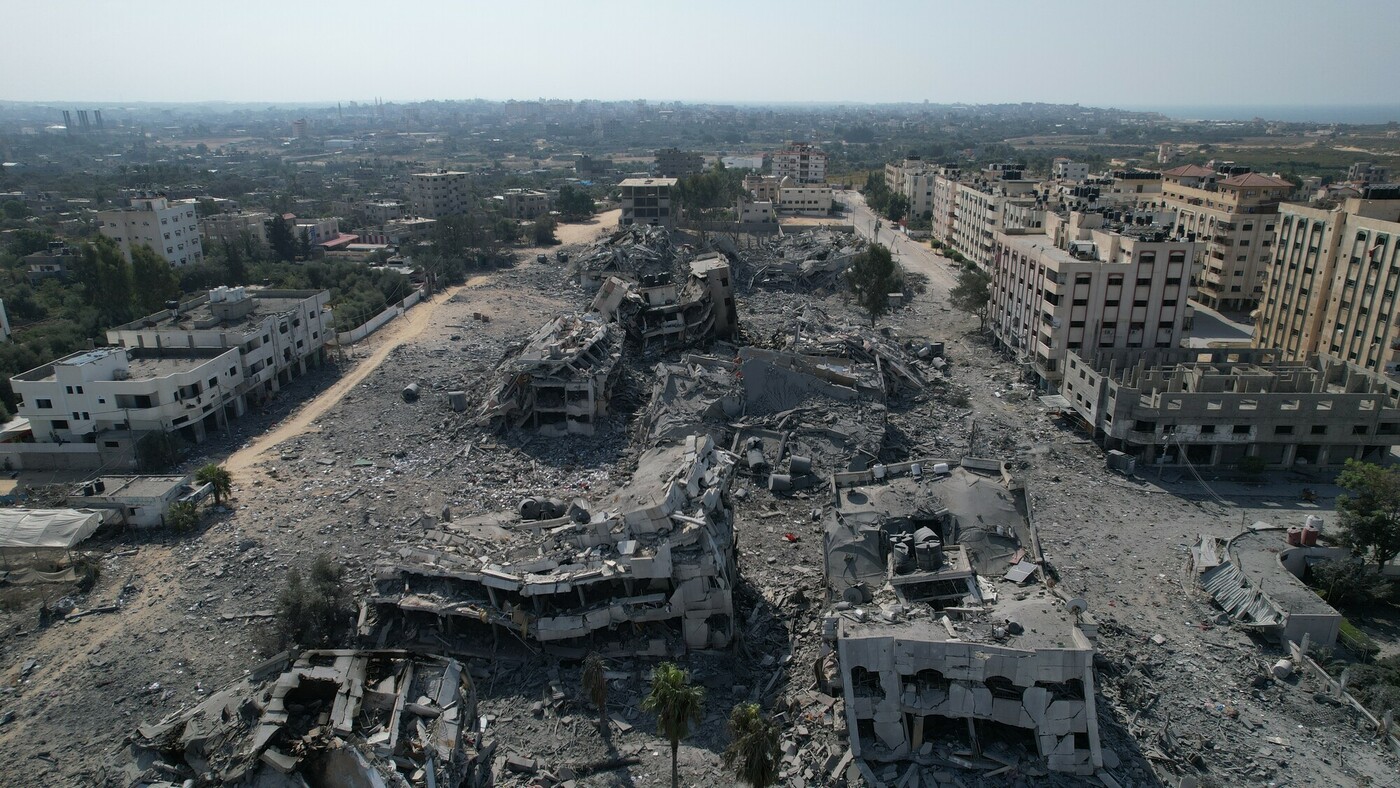 RS363471 Oct 28 Al Zahra City destruction Gaza scr